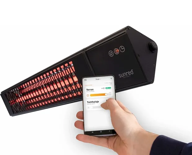 Sunred Triangle Dark SMART Wandmodel 2500 Watt - Afbeelding 12