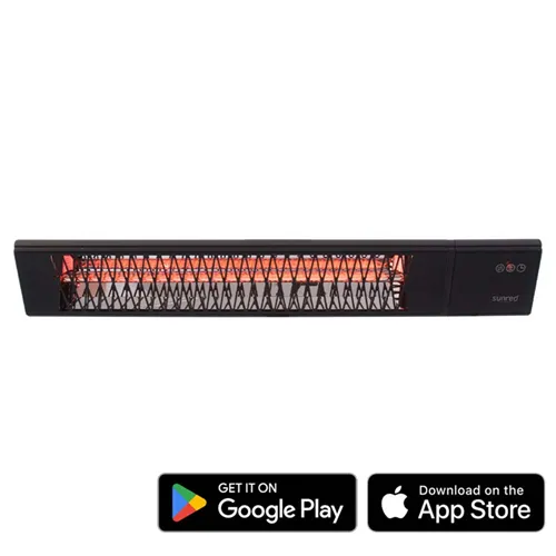 Sunred Triangle Dark SMART Wandmodel 2500 Watt